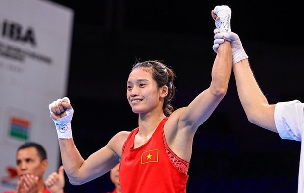 Vietnamese boxer Nguyen Thi Tam advances to world championship finals